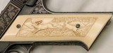 High Standard, H.D. Military,  GERMAN ENGRAVED w/ CARVED IVORY, .22 LR, 4 1/2”, c.1946, EXC. Cond. - 2 of 20