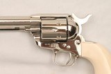 COLT,  SAA, .45, 4 3/4” Barrel, Nickel & Ivory, NEW Unfired Unturned, Box & Papers, SN: S06617A  - 6 of 20