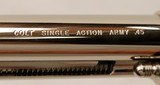 COLT,  SAA, .45, 4 3/4” Barrel, Nickel & Ivory, NEW Unfired Unturned, Box & Papers, SN: S06617A  - 10 of 20