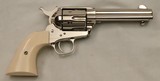 COLT,  SAA, .45, 4 3/4” Barrel, Nickel & Ivory, NEW Unfired Unturned, Box & Papers, SN: S06617A  - 14 of 20