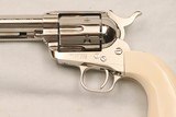 COLT,  SAA, .45, 4 3/4” Barrel, Nickel & Ivory, NEW Unfired Unturned, Box & Papers, SN: S06617A  - 5 of 20