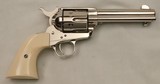 COLT,  SAA, .45, 4 3/4” Barrel, Nickel & Ivory, NEW Unfired Unturned, Box & Papers, SN: S06617A  - 12 of 20