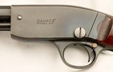 Savage Model 29, Slide Action, Take Down, .22 S, L, LR, 22” Barrel, c. 1934, Beautiful w/ Exc. Bore, SN: 125849  - 10 of 20