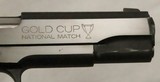 Colt, Series 70, Gold Cup National Match, .45 ACP Exc. Condition - 14 of 18