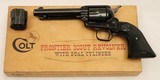 Colt Frontier Scout w/ Dual Cylinders, .22 LR & .22 Mag.  4 3/4” Barrel, Great Box, c.1969   - 1 of 20