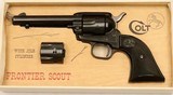 Colt Frontier Scout w/ Dual Cylinders, .22 LR & .22 Mag.  4 3/4” Barrel, Great Box, c.1969   - 2 of 20