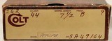 COLT, SAA, Dual Cylinders, .44 Spl. & .44-40, 5 1/2” Barrel, NEW, Box & Papers, c.1983 - 13 of 13