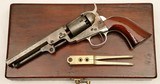 COLT, M-1849, Cased, NAMED, ANTIQUE, c. 1858, Exc. Condition  - 2 of 20