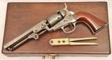 COLT, M-1849, Cased, NAMED, ANTIQUE, c. 1858, Exc. Condition  - 2 of 20