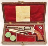 COLT, M-1849, Cased, NAMED, ANTIQUE, c. 1858, Exc. Condition 