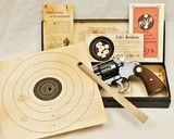 Colt, Officers Model Target .32, Box, Brush, Target, all Papers. C.1941