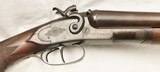 W.H. Baker, Trigger-Break, Hammer Double, 12 Ga. c.1876, SN:832  