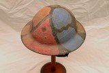 WWI Painted Helmet, Multi Panel Colors - 2 of 10