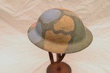 WWI Painted Helmet, Multi Panel Colors - 3 of 10