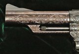 S&W Mod 19-2, Engraved / Ivory / Gold Inlay / Gold Plated, Un-Fired, c.1967 - 16 of 20