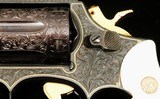 S&W Mod 19-2, Engraved / Ivory / Gold Inlay / Gold Plated, Un-Fired, c.1967 - 14 of 20