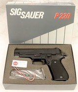 Sig Sauer, P-220, .45 ACP, NEW IN BOX, Un-Fired, W. German, Perfect! - 2 of 13