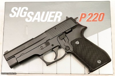 Sig Sauer, P-220, .45 ACP, NEW IN BOX, Un-Fired, W. German, Perfect!