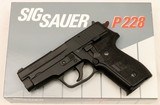 Sig Sauer, P-228, 9mm, NEW IN BOX, Un-Fired, Perfect, c.1991 - 1 of 11