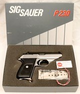 Sig Sauer, P-230, .380 ACP, Stainless, NEW IN BOX, Un-Fired, Perfect !   - 2 of 10