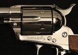 Colt, SAA, .44 Spl.  Ni. & Walnut, (c.1961) SN: SA32571 - 20 of 20