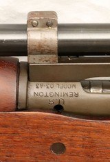Remington, 1903-A4, ORIGINAL, Dec. 1943, Weaver M73B1 Scope, Exc. Cond.
SN: 4992421 - 12 of 20
