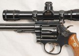 S&W Model 48-2, w/4X Scope, .22 Mag, c.1978 Barrel Exc. Condition. SN: 28K1006   - 3 of 16