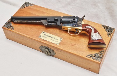 COLT, (UBERTI) M-1851, Revolver, Cased, w/ .38 C.F. Cylinder, Un-Fired Condition