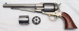 REMINGTON, (UBERTI) M-1858, Revolver, Cased, w/ .45 C.F. Cylinder, Un-Fired Condition - 8 of 20