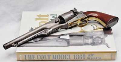 COLT, M-1860, c.1863, Matching, Original, NICE, SN:132000