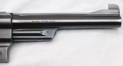 S&W, M1950 Target, .45 ACP, 6 1/2”, c.1951, Exc. Condition, Custom Grips SN: S79364 - Image 8 of 18