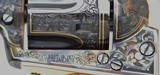 Colt, SAA, By Master Engraver R. Nott, Cased, Engraved, Gold Inlay, Gold Plated, Blue / Case & Ivory Grips - 7 of 20