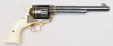 Colt, SAA, By Master Engraver R. Nott, Cased, Engraved, Gold Inlay, Gold Plated, Blue / Case & Ivory Grips - 13 of 20