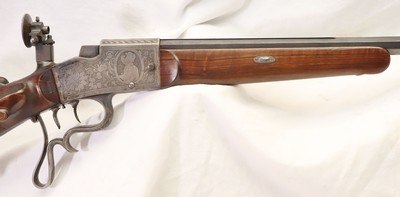 Schuetzen, System Aydt, 8.15x46R, Original Sights, Engraved, Identified, Excellent - Image 6 of 20