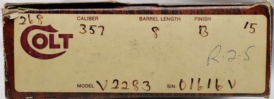 Colt, MK V, Trooper .357 Mag, 8” Barrel, Rare Colt, c.1982 First Year, Like NEW - Image 3 of 20