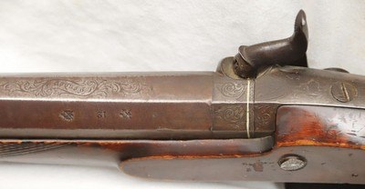 English High Grade Percussion Shotgun, Fox Hunter, Light & Excellent - Image 11 of 20