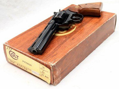 COLT, Python, 6in, c.1979, AS NEW, w/ Box, & Papers, SN: V05136 - Image 1 of 17