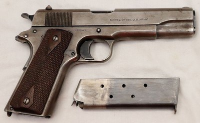 COLT, M1911, USMC, c.1917, Colt Letter, SN: 210402 - Image 10 of 20