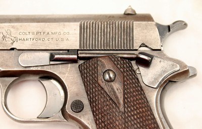 COLT, M1911, USMC, c.1917, Colt Letter, SN: 210402 - Image 5 of 20