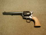 HIGH CONDITION SINGLE ACTION ARMY .44-40 ETCHED PANEL 7 1/2