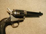  FINE CONDITION SINGLE ACTION ARMY .38-40, 5 1/2