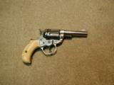 BEAUTIFUL 1877 .38DA LIGHTNING REVOLVER, NICKEL AND MELLOW
IVORY GRIPS - 2 of 14