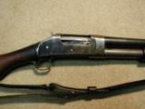 U.S. AND FLAMING BOMB MARKED WINCHESTER 1897 RIOT GUN - 3 of 22