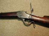 EARLY WIN. 1885 HIGHWALL SINGLE SHOT OCTAGON RIFLE, SCARCE CAL .38-56 WCF- 11 of 23