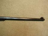 EARLY WIN. 1885 HIGHWALL SINGLE SHOT OCTAGON RIFLE, SCARCE CAL .38-56 WCF- 8 of 23