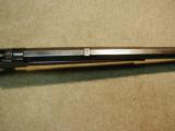 EARLY WIN. 1885 HIGHWALL SINGLE SHOT OCTAGON RIFLE, SCARCE CAL .38-56 WCF- 19 of 23