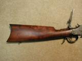 EARLY WIN. 1885 HIGHWALL SINGLE SHOT OCTAGON RIFLE, SCARCE CAL .38-56 WCF- 5 of 23