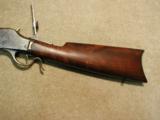 EARLY WIN. 1885 HIGHWALL SINGLE SHOT OCTAGON RIFLE, SCARCE CAL .38-56 WCF- 10 of 23
