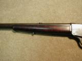 EARLY WIN. 1885 HIGHWALL SINGLE SHOT OCTAGON RIFLE, SCARCE CAL .38-56 WCF- 12 of 23