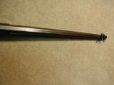 EARLY WIN. 1885 HIGHWALL SINGLE SHOT OCTAGON RIFLE, SCARCE CAL .38-56 WCF- 20 of 23